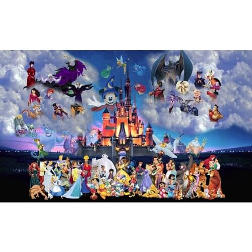 Disney DIY Diamond Painting Full Square Disney Collection Cross Stitch Diamond Embroidery Mosaic Picture of Rhinestone