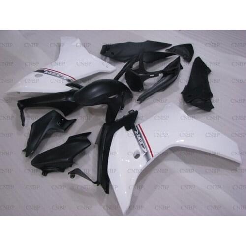 CBR600 F 2011 - 2013 Fairings CBR 600 F 2012 Body Kits for Honda CBR600F 11 White Matter Black Plastic Fairings