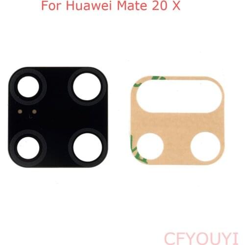 For Huawei Mate 20 X Camera Glass lens with Adhesive Sticker Glue