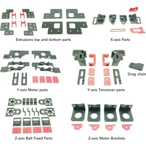 FUNCORE All Metal Voron 2.4 XYZ-axis Fixing Parts Upgraded Aluminum Alloy CNC Machined Parts