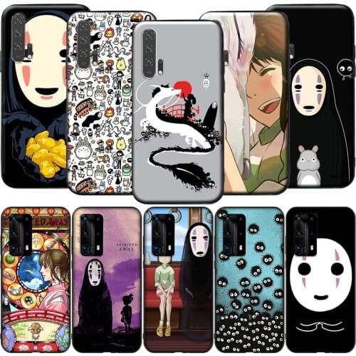 GX231 Spirited Away No Face Silicone Case for Honor 6A 7A 3GB 7C 7X 8 8A 8X 8C 9 10 Lite View 20S 9A 10X Max Pro