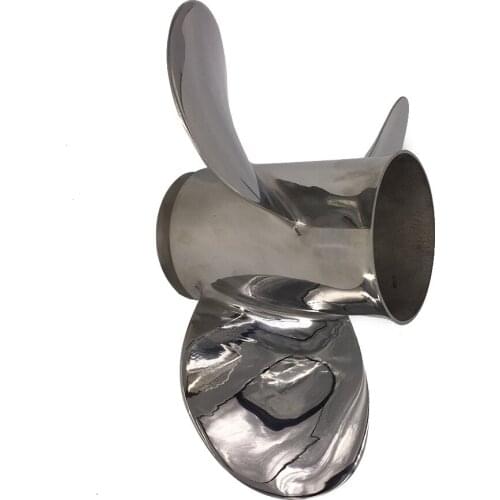 Boat Propeller 9 1/4x9 for Honda 10HP-20HP 3 Blades Stainless Steel Prop SS 8 Tooth RH OEM NO: 58133-ZV4-009AH 9.25x9