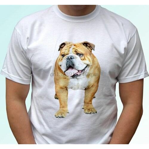 Bulldog English Dog T Shirt Top Tee Design MenS T-Shirt Size S-Xxl Men Clothes Tee Shirt