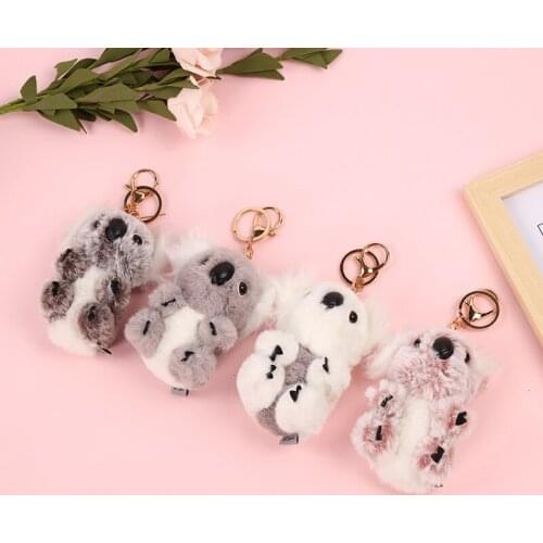 New 10cm plush Simulation koala soft Exquisite Pendant good quality Bag decoration birthday christmas Wedding sweet gift for kid