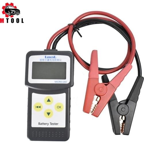 2020 new arrival12V DiagnosticCar Automotive Battery Tools Micro 200 For Cars Battery Analyzer Tester CCA100-2000 Battery Tester