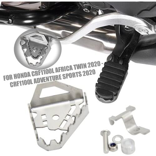 NEW Brake Lever Extension Pedal Step Tip Plate Enlarge Extender For Honda CRF1100L Africa Twin CRF 1100 L Adventure Sports 2020