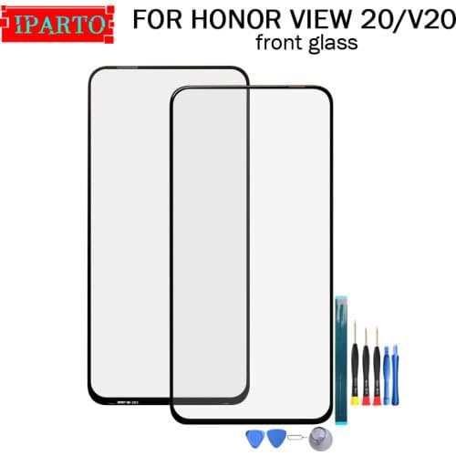 For Huawei HONOR VIEW 20/V20 Front Glass Screen Lens 100% New Front Touch Screen Glass Outer Lens for HONOR VIEW 20/V20 +Tools