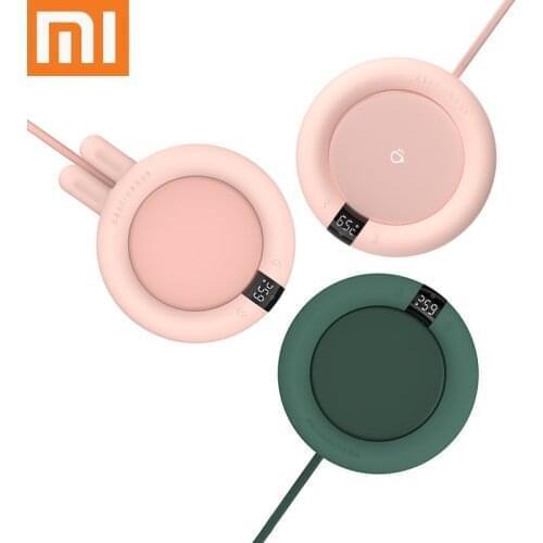 XIAOMI 3life Coffee Speed Heater Warmer Cup Digital Display Intelligent Heating Coaster Setting Temperature Insulation Cup