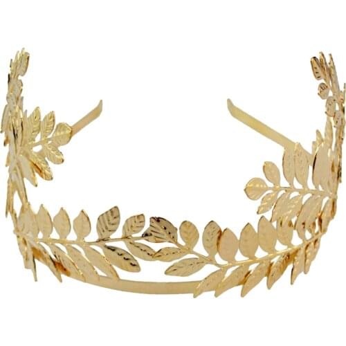 Girls Headband Leaves Hairband Crown Wreath Headdress Photograph Pageant Wedding