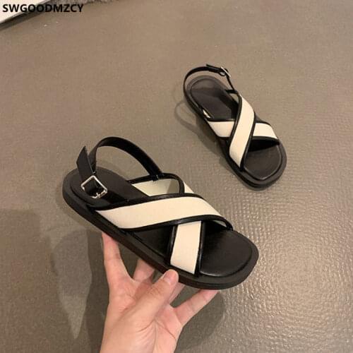 Sandals Women Luxury Brand Ladies Shoes and Sandals Women Sandals Summer 2021 Female Shoes Woman Harajuku Shoes Zapatillas Mujer