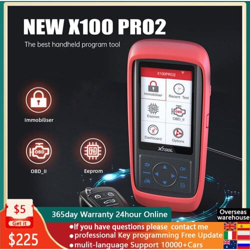 Xtool X100 Pro2 Auto Key ECU Programmer OBD2 Correction X100 Pro 2 OBD 2 OBD2 Car Diagnostic Tool