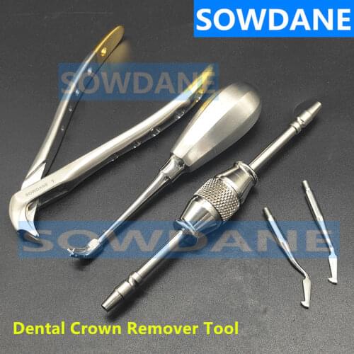 Dental Crown Remover Equipment Dentist Surgical Tool Dentistry Removing Instrument Dental Teeth Crown Removal Kit Spreader Plier