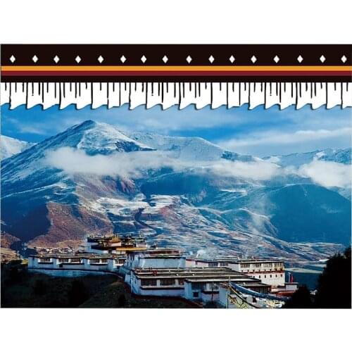 Tibet City Tapestry Blanket Bedroom Wall Carpet Picnic Bedspread Landscape Wall Tapestry