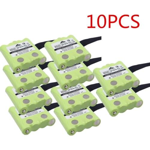 10 Pack NI-MH Battery Replacement For Uniden Radio BP-38 BP-40 BT-1013 4.8V 700mAh For MOTOROLA TLKR T4 T6 T8 Cordless