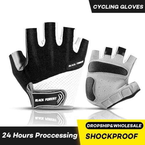 Cycling Gloves Bicycle Sports Half Finger Gloves Shock Absorption Mittens Gloves Men Women Road Motocross mtb racing Gloves