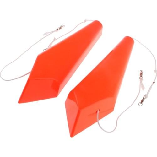 1 Pair Plastic Splashing Float Left & Right Trolling Accessory Side Planer Diveboard