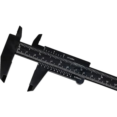 150 Mm Diy Tool Woodworking Vernier Caliper Plastic Micrometer Plumbing Model Gauges Aperture Depth Diameter Measure Tool