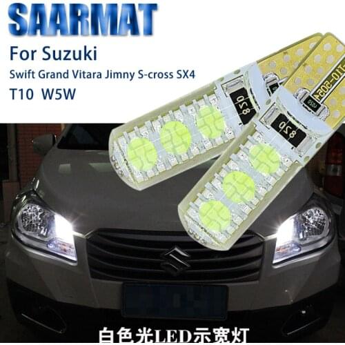 2pcs 6000k White for Suzuki Swift Great Vitala Jimny S Cross SX4 Width Light Reading Light Luggage Light