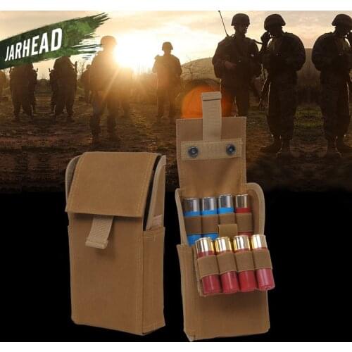 25+ Portable Tactical Bullet magazine Pouches Outdoor Hunting Shotgun Asylum Cartridge 25 Bullet Shot MOLLE Bag