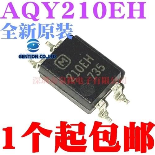 5PCS 210 eh AQY210EH SOP4 light coupling normally open solid state relay in stock 100% new and original