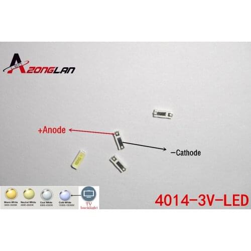 50PCS JUFEI LED LED Backlight 0.3W 3V 4014 Cool white 90MA LCD Backlight for TV TV Application 01.JT.CB414BF-BC