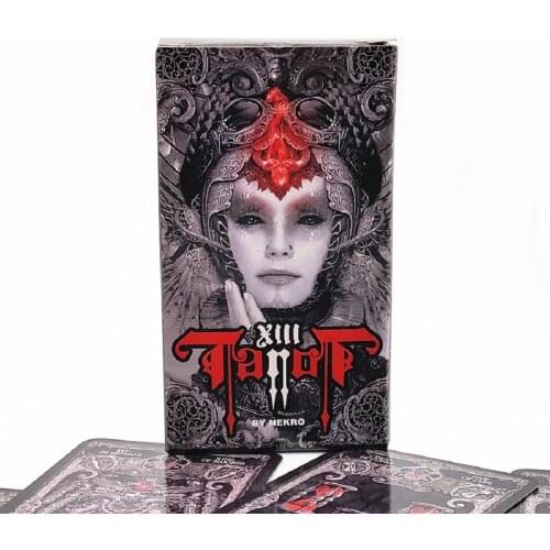 78pcs Magic Dark Tarot Cards Read Fate English Tarot Deck For Personal Use Angel Therapy Oracle Card Divination Women Board Game