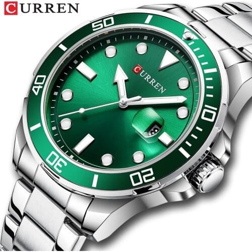 CURREN 8388 Fashion New Business WristwatchesMen Clock Watch Quartz Stainless Steel Watches Men Wrist