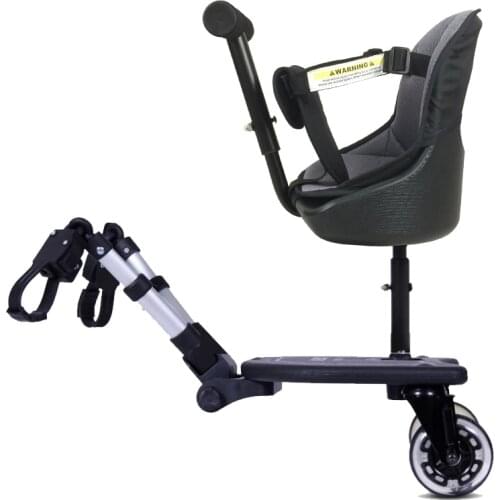 Stroller Cart Auxiliary Peda Seat Two Child Travel Artifact Pedal Standing Board Hanging Trailer Stroller Accessorie