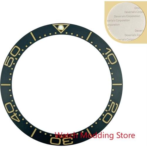 No Time To Die Style 38mm Sloped Design Matte Black Well Made Ceramic Bezel Insert NEW Arrival