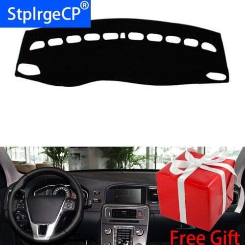 For volvo S60 V60 2013 2014 2015-2017 dashboard mat Protective pad Shade Cushion Pad interior sticker car styling accessories
