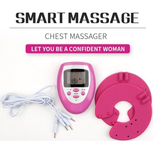 Women Electronic Breast Enhancer Bust Enlargement Growth Muscle Stimulator Pulse Massager Chest Massage Relief The Pain