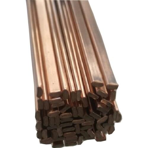 10pcs/lot copper phosphorus electrode Air Conditioner Parts flat electrode For air conditioner 3.2*1.3*500mm