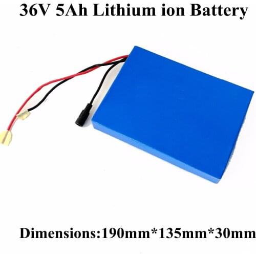 GTK 36v 5ah lithium ion battery 36v 10s2p 18650 bateria 36v for electric skateboard unicycle electronic balance scooter e-bike