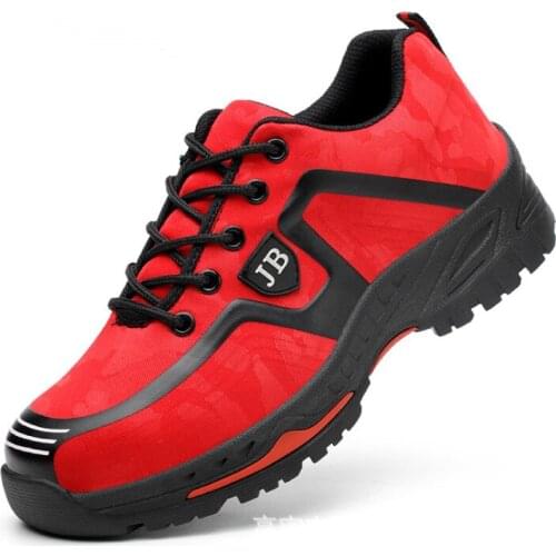 Labor Insurance Shoes Mens Spring Light Breathable Safety Work Shoes Steel Toe Caps Anti-smashing Anti-piercing Site Shoes