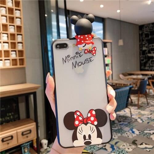 DISNEY 2021 Mickey Dumbo Silicone Case for IPhone 11 Pro Xs Max IPhone 11 11PRO Official Liquid Silicone 360 Full Face Mask