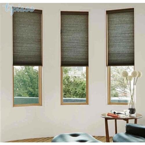 High Quality Fashion Bead Rope System Honeycomb Curtain/Blinds Organ Curtain Excellent Insulation Multiple Colors Custom size