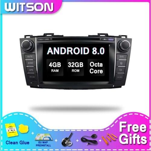 WITSON Android 8.0 2 Din Car DVD Gps For MAZDA 5/PREMACY 2009-2012 Touch Screen Car DVD Gps 4RAM 32ROM