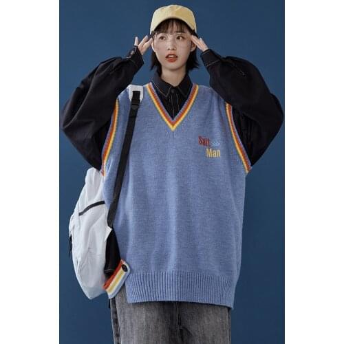 LEGIBLE Autumn Winter Sweater Women Casual Woman Sweater Pullovers Letter Pattern Jumper Warm Teen Gril Sweaters