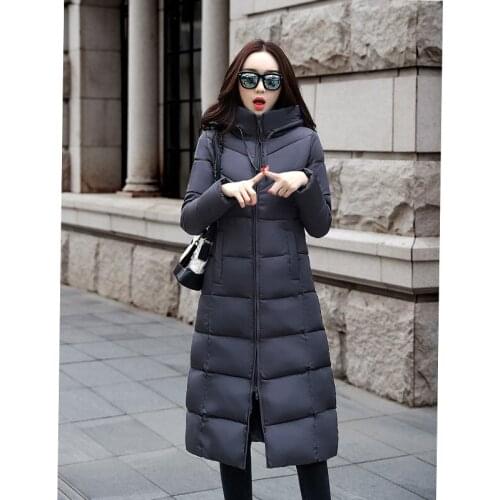 Winter Jacket Parka Women Long Coat Thick Hood Hat Lady Female Warm Large Plus Size 2019 Clothes Quilted Overcoat Cotton 6XL 5XL