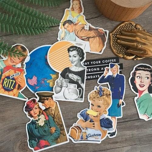 18PCS Stickers Crafts And Scrapbooking stickers book Student label Decorative sticker DIY Stationery