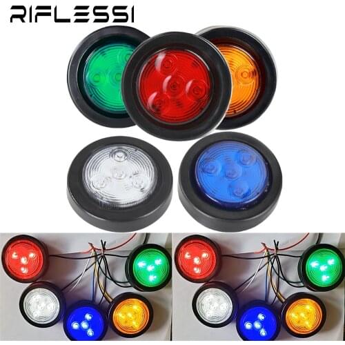 2 x 24V Side LED Car Lights Exterior Bus Turn Signal Indicator Lamp Truck RV Van Clearance Light Tractor Rear Lamp