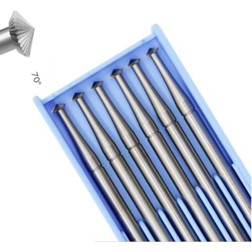 Hart burs bdoppelkegel 6PCS Jewelry Burs Diamond Bearing Cutter Stone Setting Jewelry Making Tools size 0.7-5.0mm
