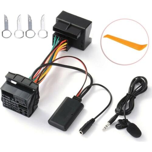 Bluetooth-compatible Aux-In Audio Cable Harness Adapter Duable For Ford 5000 CD 6000 CD 6006 CDC Aux Adapter