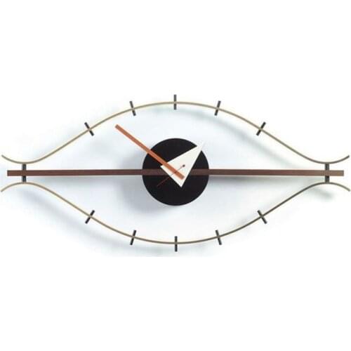 Hot Sales Design Eye Wall Clock Quartz Watch Mechanism Guess Women Holder Face Brass Fame Wall Clocks Relogio Parede Gift 5ZB49