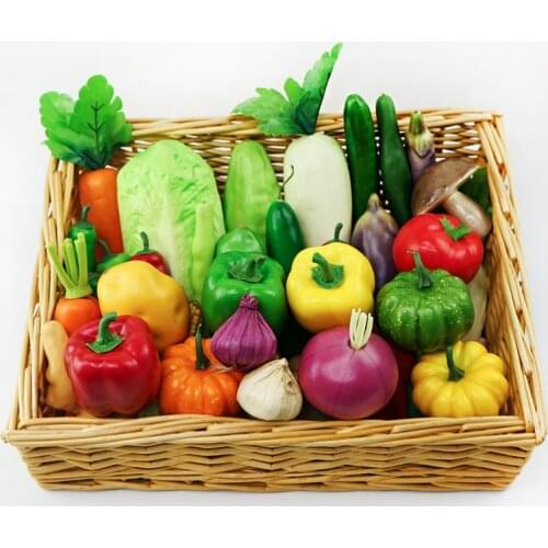 Simulation Foam Vegetable Corn Ornaments Cucumber Eggplant Cabbage Radish Foam Vegetable Model Shooting Props Window Decor