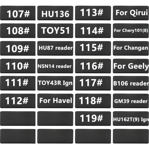 LiShi 2 in 1 HU136 TOY51 HU87 NSN14 Reader TOY3R Ign B106 GM39 for Havel Qirui Chery Changan Geely Locksmith Tool