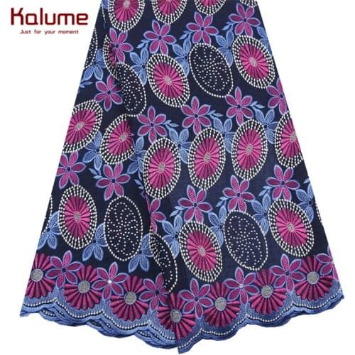 Kalume Latest Cotton Lace Cheap African Swiss Cotton Lace Fabric Stoned Nigerian Swiss Voile Lace In Switzerland For Dress 1926