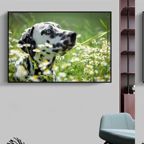 New Arrival Custom Dalmatian Poster Home Decoration Fashion Canvas Fabric Wall Poster 27X40cm30X45cm