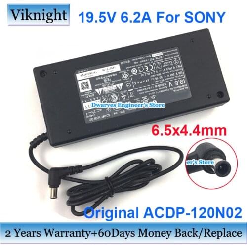 Original 19.5V 6.2A 121W ACDP-120N02 AC Adapter Power Supply For SONY KDL Series KDL-42W670A KDL-42W650A 55W950A LCD Monitor