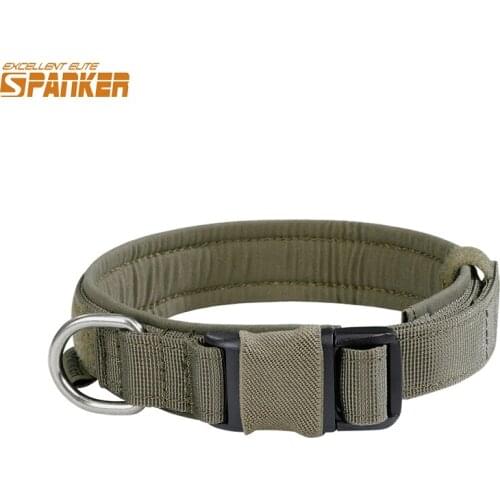 EXCELLENT ELITE SPANKER Dog Collar Plastic Buckle Soft Adjustable Dog Collar Training Dogs Quick Release for Small and Medium